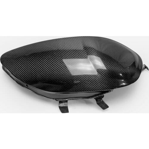 Car Accessories For Civic EK9 96-98 Carbon Fiber Headlight Air Block Out RHS Glossy Fibre Bumper Body Kit Racing Auto Trim