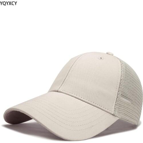 Baseball Cap Men Mesh Snapback Hats For Women Men Sunhat Dad Hat Outdoor Sport Cap Mesh Cap Gorras Black 2020 New Summer