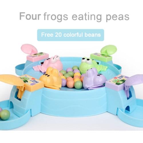 Kids Toys Hungry Frog Eating Beans Game Children Board Strategy Toy Family Competitive Interactive Stress Relief Toy Interesting