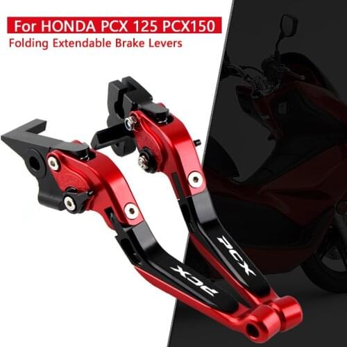For HONDA PCX 125 PCX125 PCX150 PCX 150 Motorcycle Accessories Folding Extendable Brake Clutch Levers