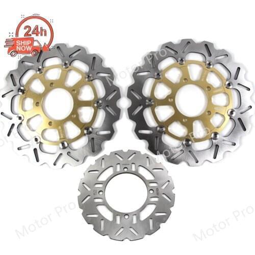 For Kawasaki Z1000 ABS 2014 2015 Front Rear Brake Disc Disk Rotor Kit Motorcycle Accessories Z 1000 14 15 ZZR1400 2006 2007 GOLD