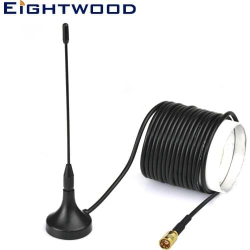 Eightwood DAB DAB+ Portable Digital TV Aerial Antenna for DVB-T Television/DAB Radio Freeview DAB Antenna with Magnetic Base