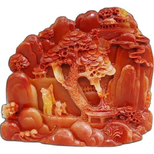 China Shoushan Stone Ornaments Other Ornamental Stone Home Furnishing Feng Shui Ornaments Crafts