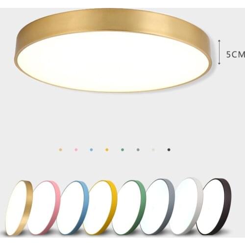 LED Modern Acryl Alloy Round 5cm Super Thin LED Lamp.LED Light.Ceiling Lights.LED Ceiling Light.Ceiling Lamp For Foyer Bedroom