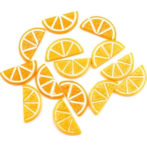 LF 20Pcs Mixed Lemon Resin Decoration Flatback Cabochon Embellishment For Crafts Scrapbooking Diy Versiering Accessories
