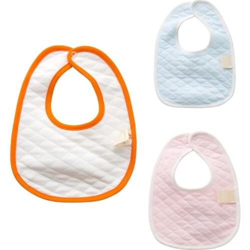 Cute Solid Color Baby Waterproof Bib Kids Infant Lunch Apron Soft Saliva Towel Avoid Dirty Clothes Toddler Baby Bib