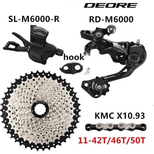 Shimano DEORE M6000 Groupset Mountain Bike 30 Speed RD-M6000 Derailleur SL-M6000 Shifter SUNSHINE Cassette KMC X10 Chain Kit