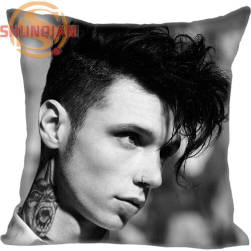Hot Sale Andy Black Pillowcase Wedding Decorative Pillow Case Customize Gift For Pillow Cover 40x40cm A311&136