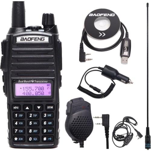 5w BaoFeng UV 82 Walkie Talkie Dual Band VHF UHF 136-174MHZ 400-520MHZ Baofeng UV-82 UV82 BF-UV82 UV-5R Ham Radio