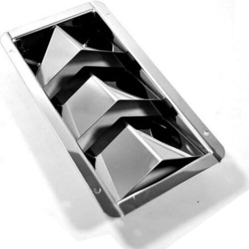 Boat Louver Vent 4-1/2" * 8" Stainless Steel Boat Marine 3 Slots Vent