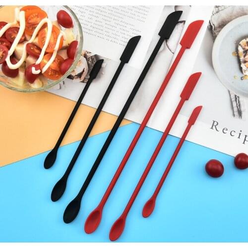 3Pcs/Set Silicone Cooking Spatula Silicone Cooking Spatula Baking Cream Non-stick Chocolate Cutter Heat Resistant Pastry Tools