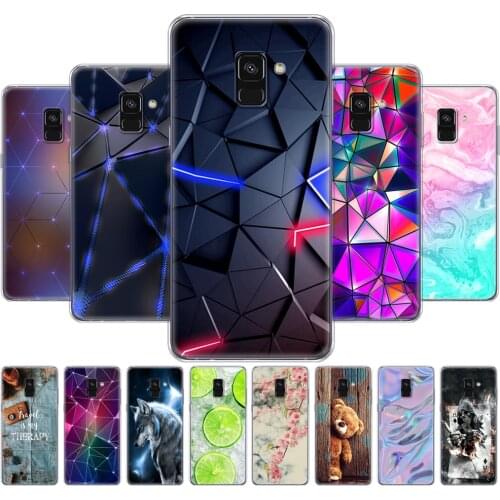 Silicon case For Samsung Galaxy A8 2018 A530 A530F case Soft TPU Phone Cover For Samsung A8 Plus 2018 A730 A730F Case Clear bag