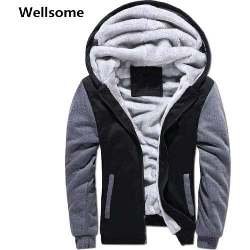 WELLSOME Mens Winter Hoodies