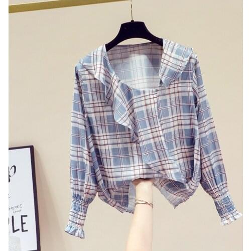 Женские голубые рубашки YZAHJ China At AliExpress