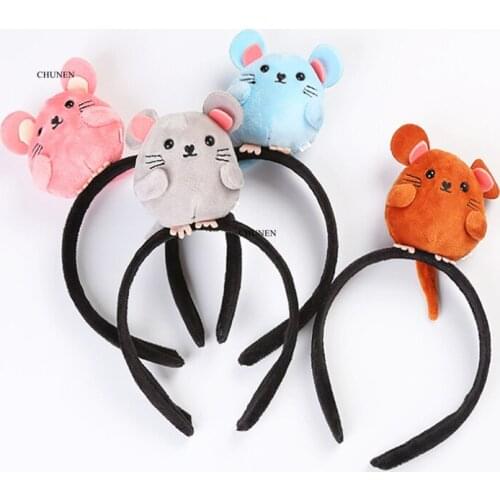 1Piece , Cute Small 9CM Mouse Doll , Stuffed Animal Toy , Hair Decoration Party Plush Toy