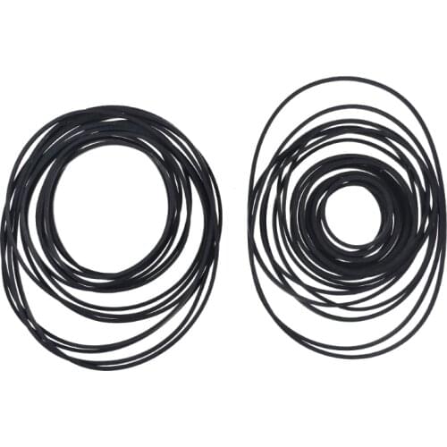 10 Pcs Drive Flat Belts Rubber DVD Cassette Tape Recorder Turntable Strap Belt Cassette Tape Replacement 1.5mm