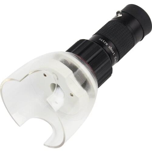 20X Focus Adjustable Monocular Pocket Reading Magnifying Glass Gift Magnifier 20 Times Zoom Syringe Observer Magnifier Loupe