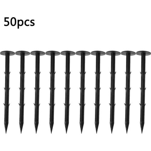 50 Pcs 11CM Garden Ground Nail Fix Tools Sunshade Fly Net Pest Control Plastic Film Pegs New Garden Ground Nails