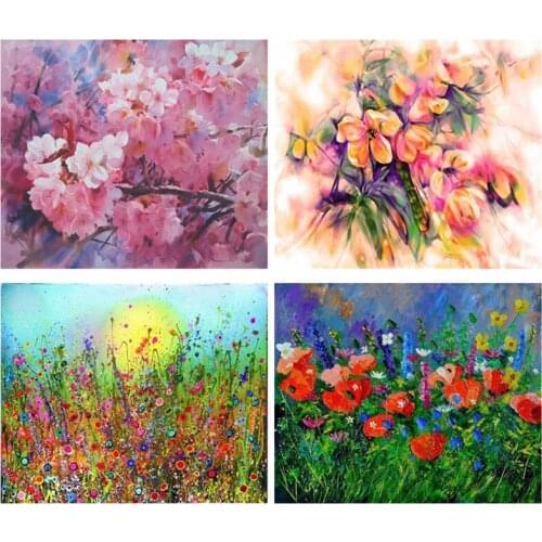 5d Diamond Painting Full Drill Square round Flower poppy rose Diy Diamond Embroidery Cross Stitch Diamond Mosaic DecorZP-3595