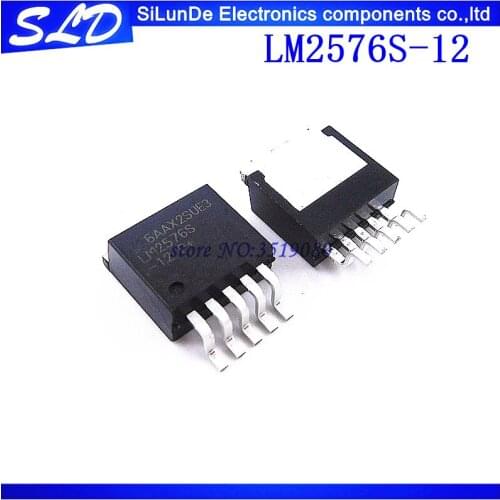 Free Shipping 20pcs/lot LM2576S-12 LM2576S LM2576 LM2576-12 TO263-5 New original
