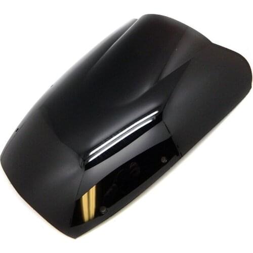 Motorcycle Black Double Bubble Windscreen Windshield Screen ABS Shield Fit For Suzuki GSX600F GSX750F Katana 1987-1997