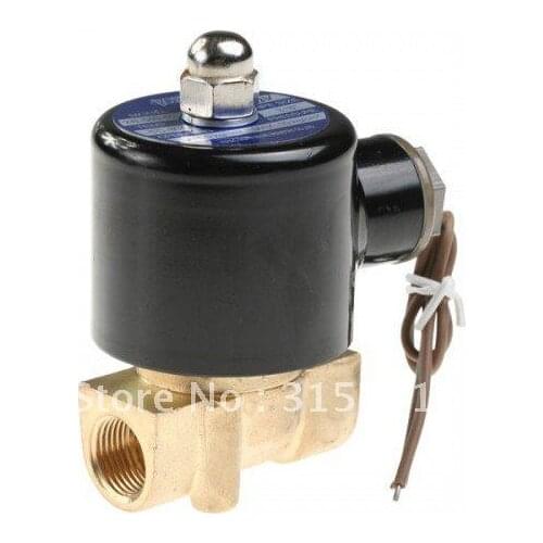 Free Shipping 5PCS 3/8" Electric Solenoid Valve 12-Volt Air, Gas,Fuel 4mm Pore EPDM