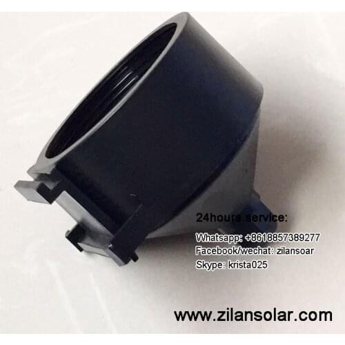 Solar water heater tube end cap