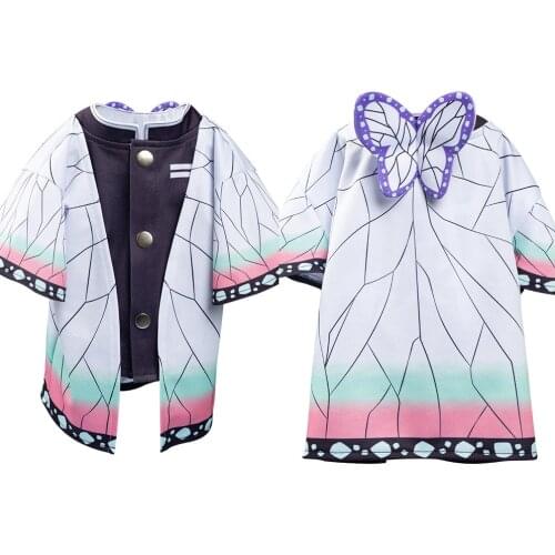 Demon Slayer Kochou Shinobu Pet Cosplay Costumes Halloween Carnival Suit