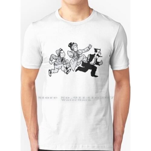 Cartoon Marx Brothers Grayscale T Shirt 100% Pure Cotton Spruce Tavern Marx Brothers Groucho Harpo Chico Zeppo Duck Soup