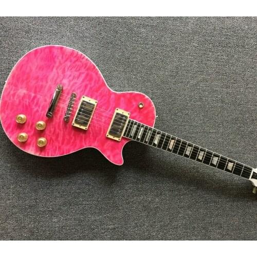 Wholesale custom shop, high quality electric guitar, standard electric guitar. quilted maple top, free shipping