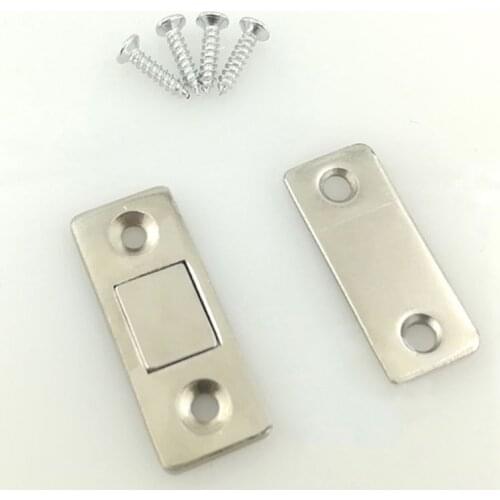 P15D Flat Powerful Door Catches Closer Strong Magnet Catch Latch Stoppers Door Stop for Home Furniture Cabinet Cupboard Wardrobe