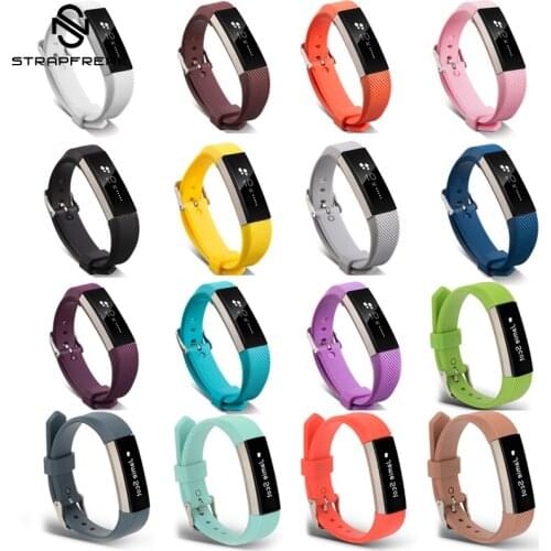 Soft Silicone Straps for Fitbit Alta HR Band Wristband Strap Bracelet Watch Replacement Accessories Adjustable Watchband