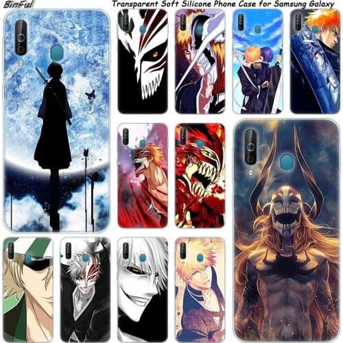 Hot Anime Bleach Silicone Phone Case For Samsung Galaxy A80 A70 A60 A50 A40 A40S A30 A20E A2CORE M40 Note 10 Plus 9 8 5 Fashion