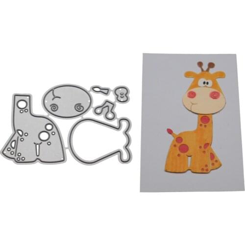 Giraffe Shapes Metal Cutting Dies Making Stamps Stencils for DIY Scrapbooking/photo Album Decorative Paper Cards Embossing Craft