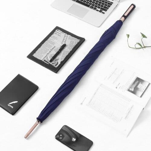 Luxury Large Automatic Umbrella for Men Outdoor Long Handle Golf UV Protection Wind Resistant Parasol