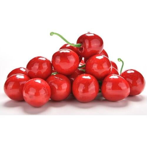 10/20pcs artificial foam simulation fruit cherry wedding decoration false berry DIY props cut and paste false flower accessor @4