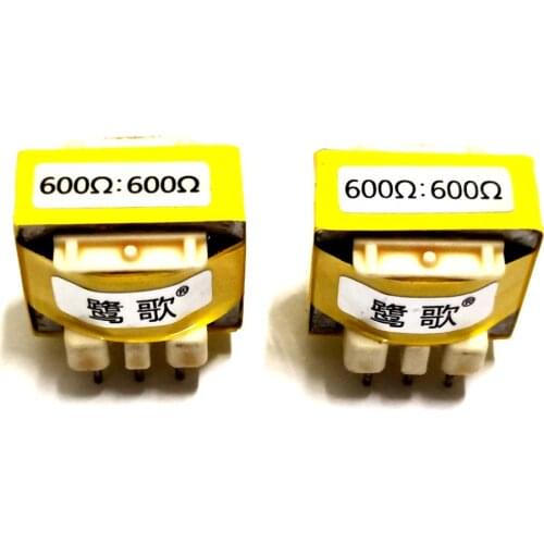 600: 600 permalloy audio isolation transformer, balanced and unbalanced conversion audio isolator