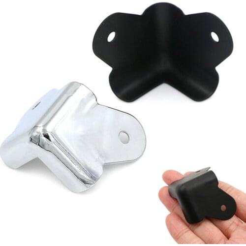 8pcs/Set Iron Protectors Cabinet Guitar Amplifier Part Decorative Feet Leg Brackets For Speaker
