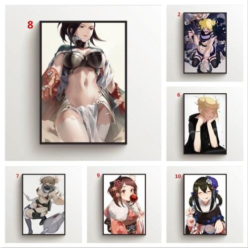 Boku No Hero Academia Toga Himiko Tsuyu Anime Posters Wall Poster Canvas Painting Posters and Prints Wall Art Picture Home Decor