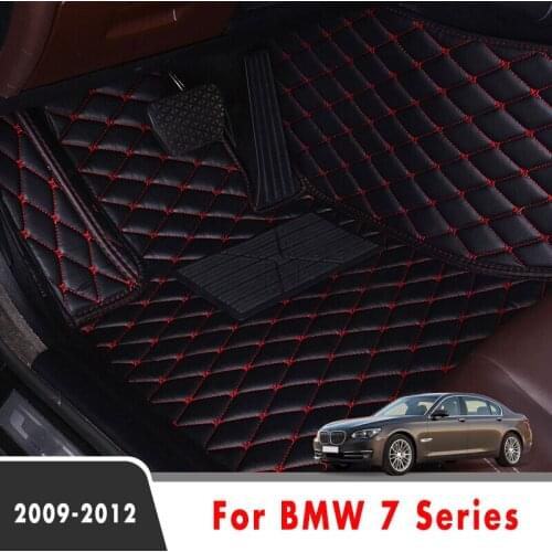 Car Floor Mats For BMW 7 Series 2012 2011 2010 2009 Car Carpets Custom Styling Automobiles Interior Accessories Foot Pads Cover