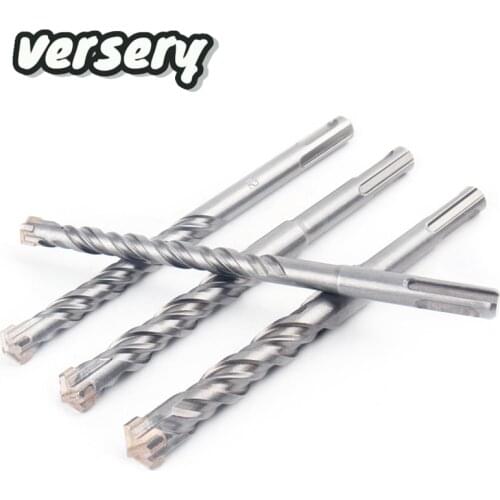 Free Shipping 1PC SDS Plus 5-16mm Electric Hammer Drill Bits 160mm Cross Type Tungsten Carbide Alloy for Masonry Concrete Stone