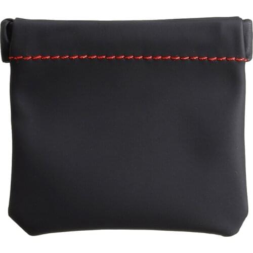 Mini Earphone Pouch Bag Soft PU leather Storage Bag Case For Earbud Headset Protective Case Accessories