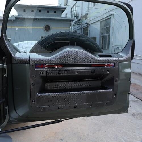 For 20-21 Land Rover Defender Car Interior Tailgate Inner Decorative Panel Sticker Modification Accessories