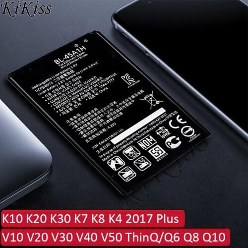 KiKiss Batteries For Phones LG V30 Plus
