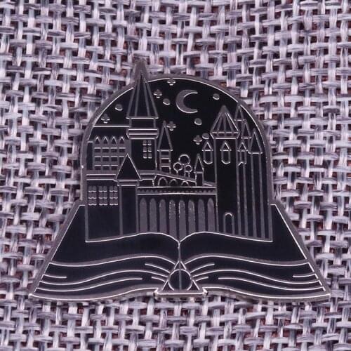 Magic House Lapel Pin Book Brooch Enamel pin