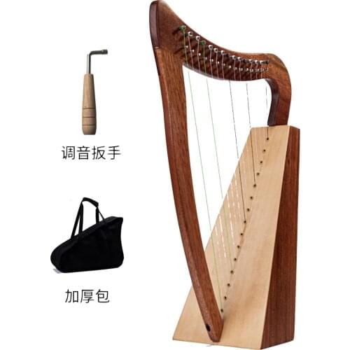 Kyle Leiya 15-string instrument Lira small harp
