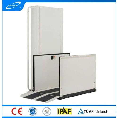Qiyun Good quality 300kg 2m 3m 3.2m 6.8m barrier-free wheelchair lift office convenient elevator lift for sale