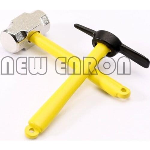 1:10 Mini Hammer Hoe Metal Decoration for 1/10 RC Crawler Car Traxxas TRX4 Axial SCX10 90046 D90 Tamiya CC01 NEW ENRON