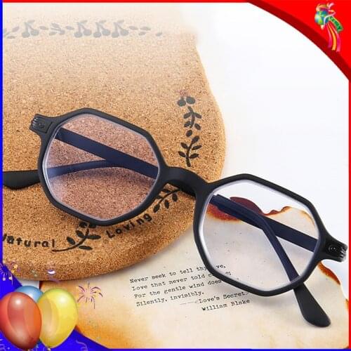 Fashion Leopard Polygon Reading Glasses Anti Blue Radiation Computer Eyewear Eye Protection UV400 Eyeglasses +1.0 ~+3.5