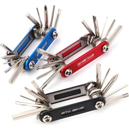 Multifunction Bicycle Repair Tools Kit Hex Spoke Cycling Screwdriver Tool MTB Mountain Cycling Bike Repair Tool set folding tool